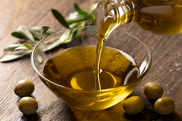 Ozone is used for the olive oil